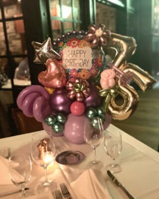 A happy birthday centerpiece for a super special lady: my mom!! I love you!!!!! Happy birthday!!!!!! ❤️❤️
#ballooncenterpieces #balloondecor #milestonebirthdays #morristownnj